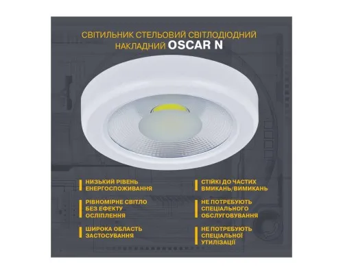 Світильник Electrum Oscar N- 40W 4000К IP54 (B-LD-1972)