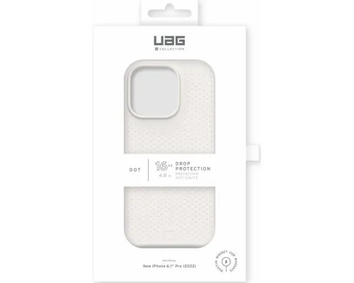 Чохол до мобільного телефона UAG [U] Apple iPhone 14 Pro Dot Magsafe, Marshmallow (114082313535)