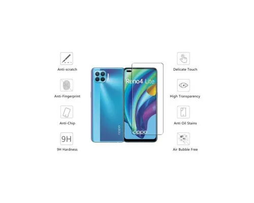 Скло захисне Drobak OPPO Reno4 Lite (464633)