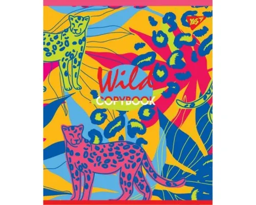 Тетрадь Yes Wild Animals Neon 48 листов, линия (764369)