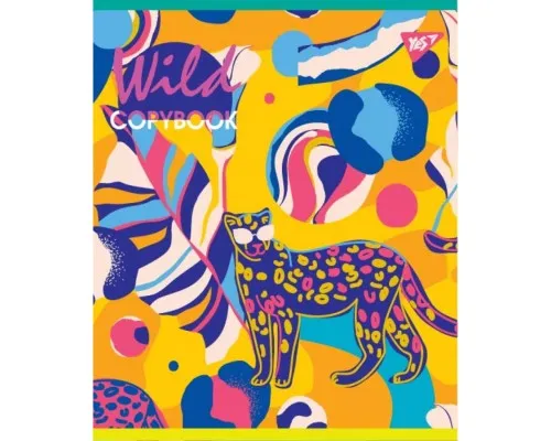 Зошит Yes Wild Animals Neon 48 аркушів, лінія (764369)