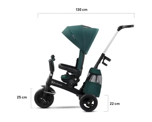 Дитячий велосипед Kinderkraft Easytwist Midnight Green (KKRETWIGRE0000) (5902533914500)