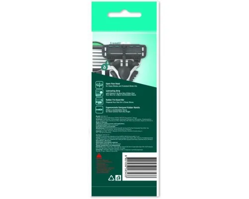 Бритва Dorco Pace 6 для чоловіків 6 лез 1 шт. (8801038583433)