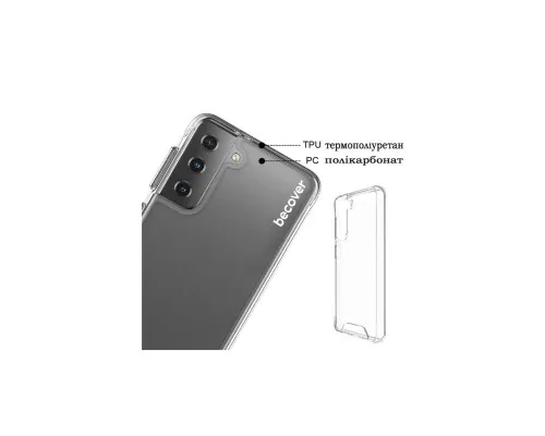 Чохол до мобільного телефона BeCover Space Case Samsung Galaxy S21 FE SM-G990 Transparancy (709354)