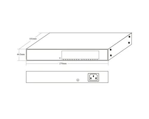 Коммутатор сетевой Onv ONV-H1016