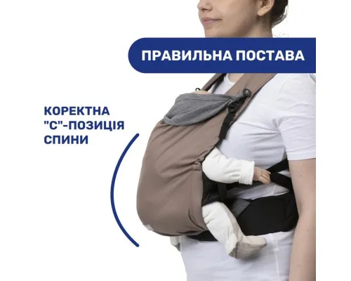 Рюкзак-переноска Chicco Skin Fit, бежевий (87032.77)