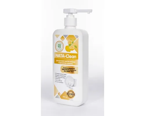 Засіб для ручного миття посуду Nata Group Nata-Clean З ароматом лимону 500 мл (4823112600991)