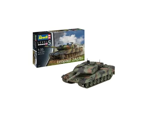 Сборная модель Revell Танк Леопард 2 A6M+ уровень 5 масштаб 1:35 (RVL-03342)