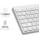 Клавиатура OfficePro SK985W Wireless/Bluetooth White (SK985W)