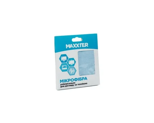 Серветки Maxxter for TFT/PDA/LCD, 25х25, 1шт (MC-25X25-01)