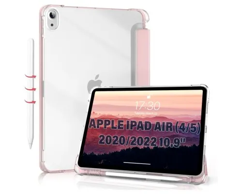 Чохол до планшета BeCover Soft Edge Apple iPad Air (4/5) 2020/2022 10.9" Pink (711125)