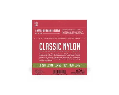 Струни для гітари D'Addario Student Classics Normal Tension 1/2 (EJ27N 1/2)