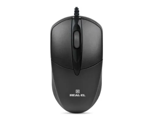 Мишка REAL-EL RM-211 USB Black