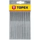 Набор надфилей Topex игольчатые по металлу набор 10 шт. (06A015)