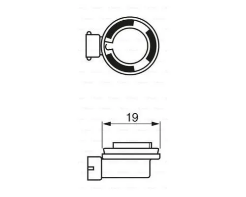 Автолампа Bosch галогенова 55W (1 987 302 084)