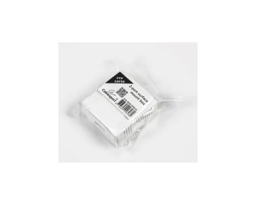 Компютерна розетка Cablexpert RJ45x2 FTP, cat.5e (NCAC-2F5E-01)