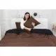 Постільна білизна MirSon Сатин Premium Dark Chocolate 0211+0055 175х210 (2200000688637)
