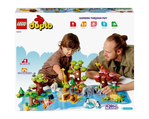 Конструктор LEGO DUPLO Town Дикие животные мира 142 деталей (10975)