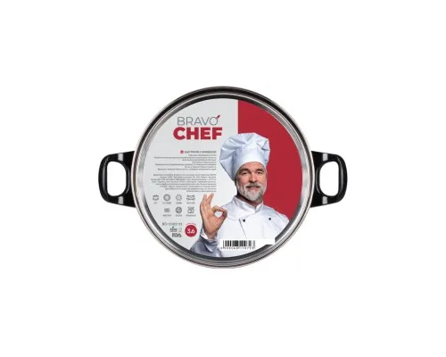 Кастрюля Bravo Chef 3.5 л Bakelite (BC-2002-22)