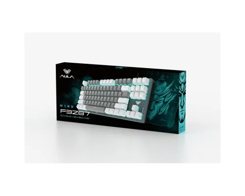 Клавиатура Aula F3287 Keycap KRGD Blue USB UA White/Grey (6948391240688)