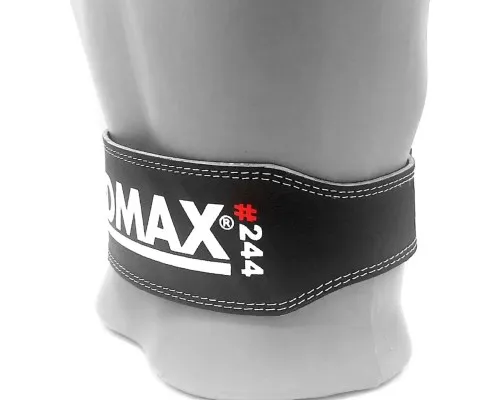 Атлетичний пояс MadMax MFB-244 Sandwich шкіряний Black L (MFB-244_L)