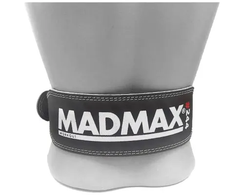 Атлетичний пояс MadMax MFB-244 Sandwich шкіряний Black L (MFB-244_L)