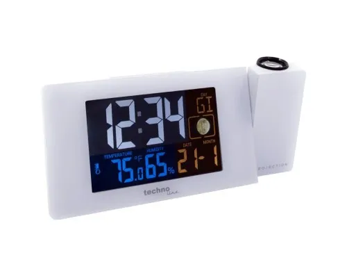 Настільний годинник Technoline WT537 проекційний White (DAS301197)