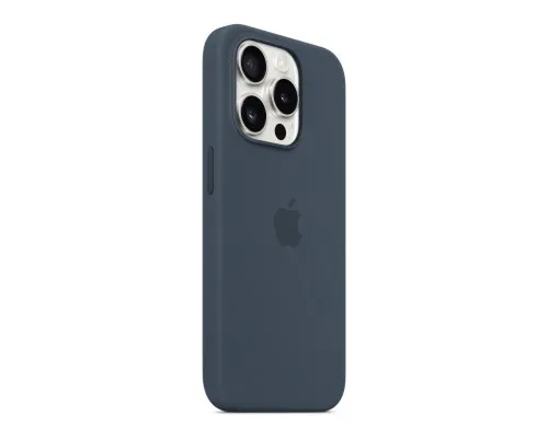 Чохол до мобільного телефона Apple iPhone 15 Pro Silicone Case with MagSafe Storm Blue (MT1D3ZM/A)