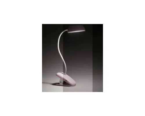 Настольная лампа Philips LED Reading Desk lamp Donutclip 3W, 4000K, 1200mAh (Lithium battery), рожевий (929003179627)