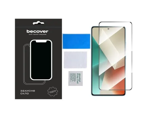 Стекло защитное BeCover Xiaomi Redmi Note 13 Pro Black (710364)