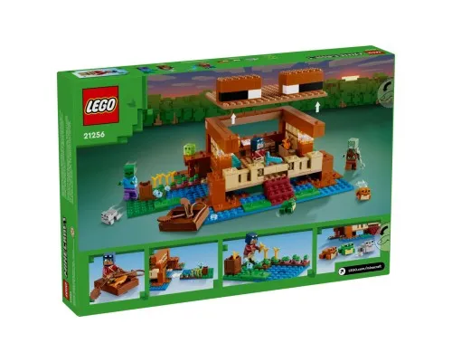 Конструктор LEGO Minecraft Дом в форме лягушки 400 деталей (21256)