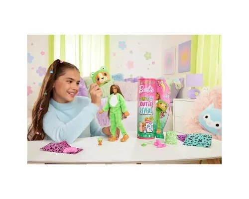 Лялька Barbie Cutie Reveal Чудове комбо Цуценя в костюмі жабки (HRK24)