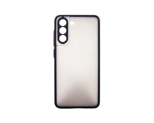 Чехол для мобильного телефона Dengos Kit for Samsung Galaxy S21 FE case + glass (Black) (DG-KM-27)