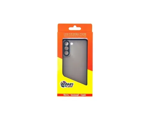 Чохол до мобільного телефона Dengos Kit for Samsung Galaxy S21 FE case + glass (Black) (DG-KM-27)