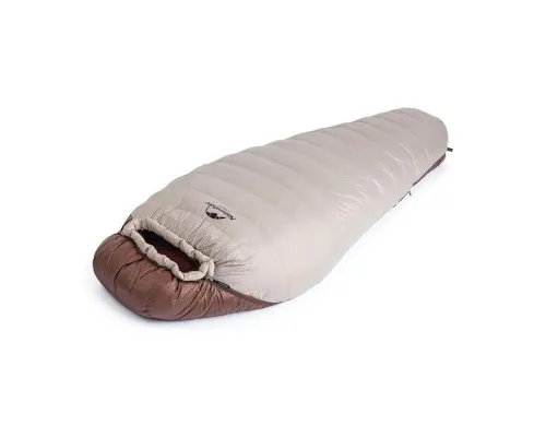 Спальный мешок Naturehike з натуральним пухом Snowbird NH20YD001 p-р M коричневий 350 г (6927595762127)