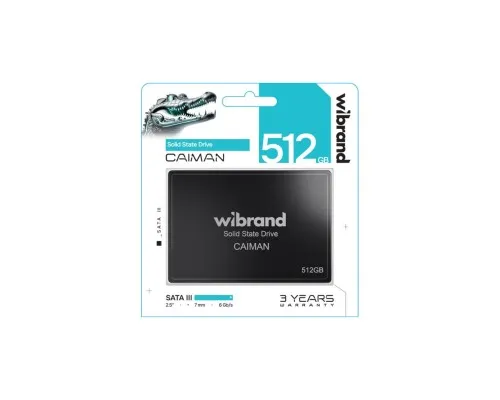 Накопитель SSD 2.5" 512GB Caiman Wibrand (WI2.5SSD/CA512GBST)