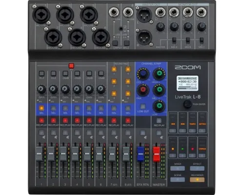 Микшерный пульт ZOOM LiveTrak L-8 (286407)