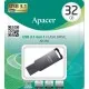 USB флеш накопичувач Apacer 32GB AH360 Ashy USB 3.1 Gen1 (AP32GAH360A-1)