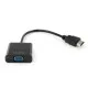 Переходник HDMI to VGA 1080p Vinga (VCPAHDMIM2VGAFBK)