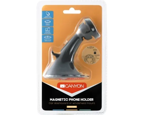 Универсальный автодержатель Canyon Front car dashboard magnetic phone holder (CNE-CCHM6)