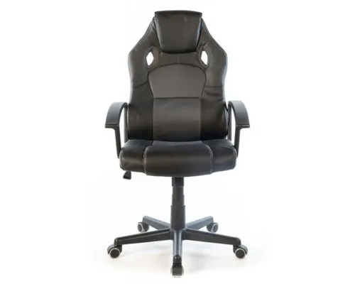 Офісне крісло Аклас Анхель PL TILT чорно-сірий (20998)