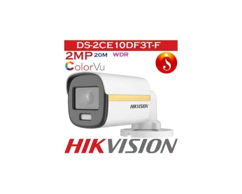 Камера відеоспостереження Hikvision DS-2CE10DF3T-F (3.6)