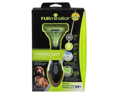 Фурмінатор для тварин FURminator для собак з довгою шерстю розмір S (4048422141037)