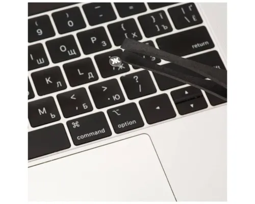 Наклейка на клавіатуру XoKo мікро-наклейка прозора 47 keys UA/rus white (XK-MCR-47)