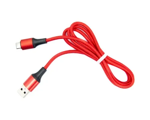 Дата кабель USB 2.0 AM to Type-C 1.0m red Dengos (NTK-TC-MT-RED)