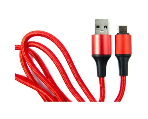 Дата кабель USB 2.0 AM to Type-C 1.0m red Dengos (NTK-TC-MT-RED)