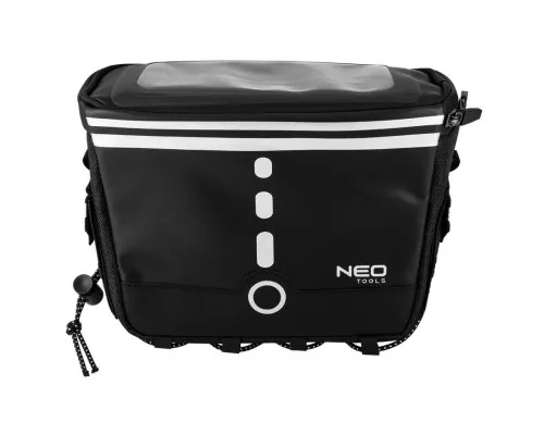 Велосумка на руль Neo Tools 600D 23 х 12 х 17 см Black (91-009)