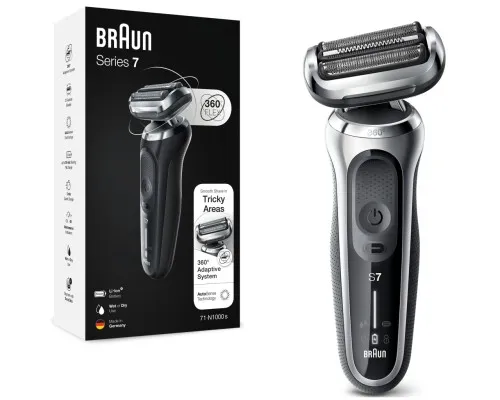 Електробритва Braun Series 7 71-S1000s SILVER / BLACK