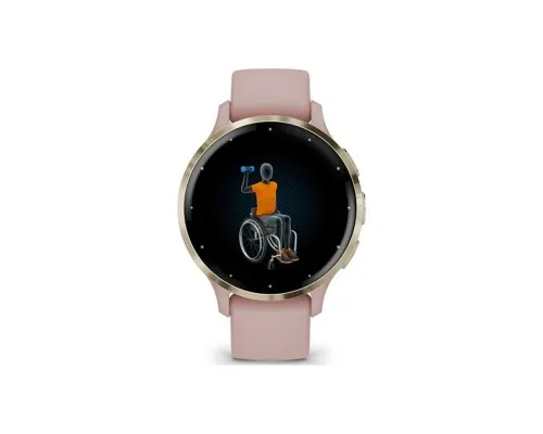 Смарт-часы Garmin Venu 3S, Dust Rose + Soft Gold, GPS (010-02785-03)