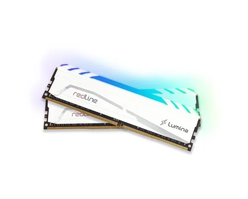 Модуль памяти для компьютера DDR5 32GB (2x16GB) 6800 MHz Redline RGB White Mushkin (MLB5C680CKKP16GX2)